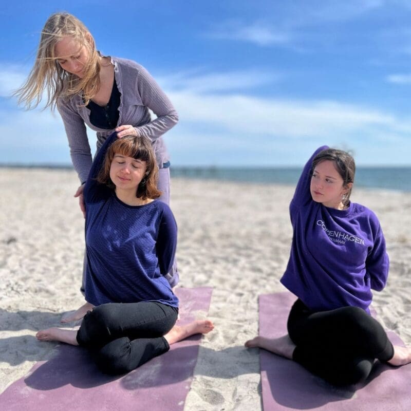 Teaching Yoga On The Beach