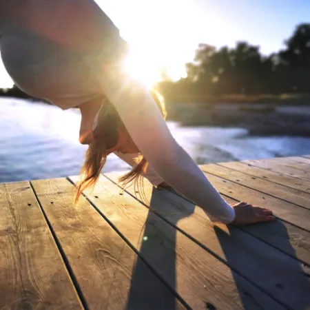 Sun Salute At Sunset | Healing With Fire