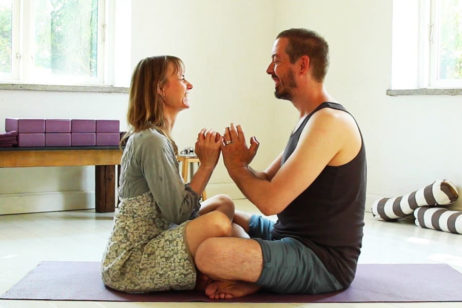 Tantra Couple Laughing