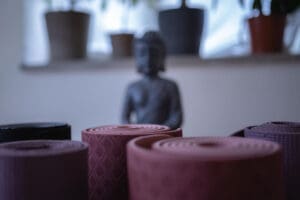 Buddha And Yoga Mats | Yogi Living
